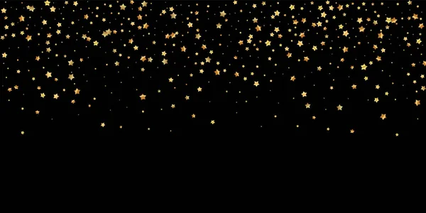 Altın yıldızlı, pırıl pırıl lüks konfeti. Scatt.
