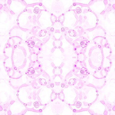 Pembe seamless modeli. Hassas sabun bubbl eğlenceli