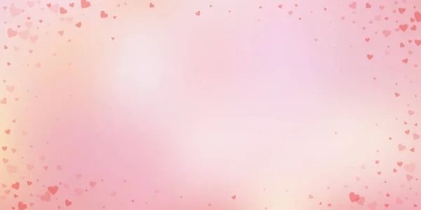 Il cuore rosso adora i confetti. vignetta di San Valentino — Vettoriale Stock