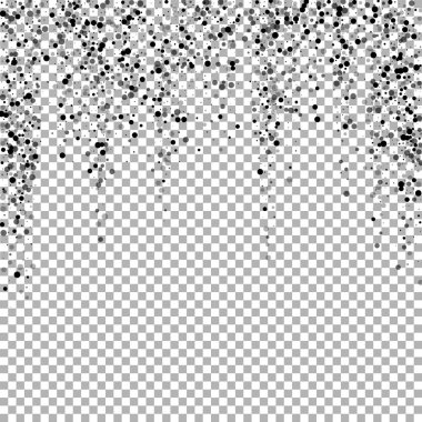 Dağınık yoğun balkon noktaları. Karanlık nokta dağılımı