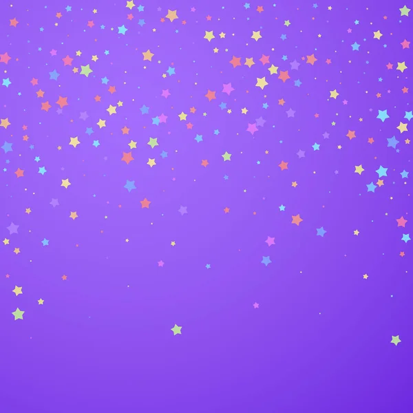 Confeti festivo. Estrellas de celebración. Estrella colorida — Vector de stock