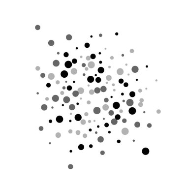 Rastgele siyah noktalar. Karanlık noktalar dağılıyor.