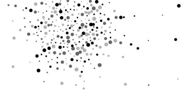 Rastgele siyah noktalar. Karanlık noktalar dağılıyor.