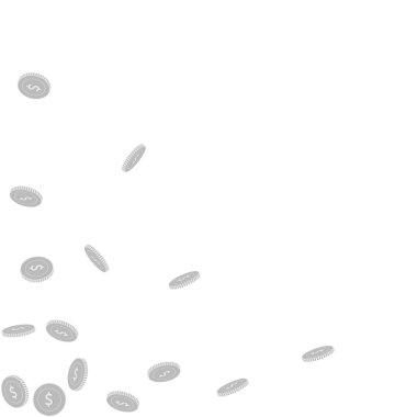 Amerikan dolarları düşüyor. Dağınık siyah ve--