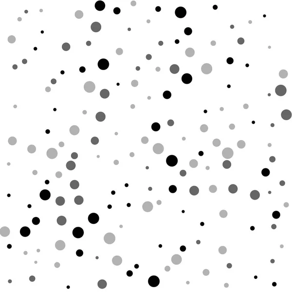 Sparpagliati punti neri casuali. Punti scuri dispersio — Vettoriale Stock