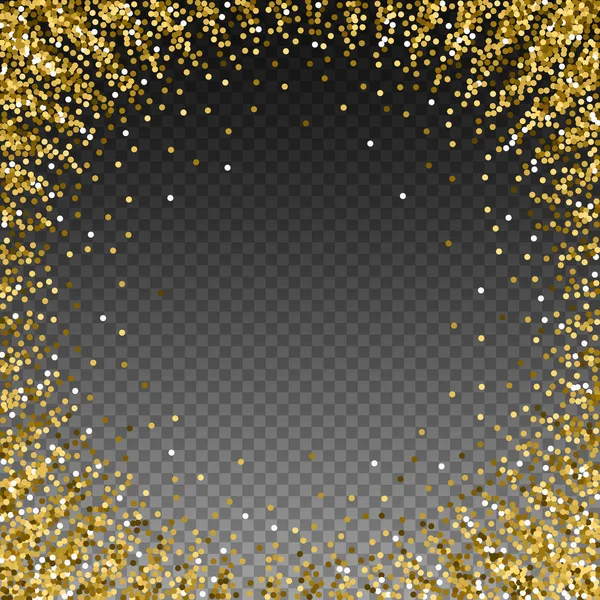กลมทองแวววาวหรูหราประกาย confetti แมว — ภาพเวกเตอร์สต็อก