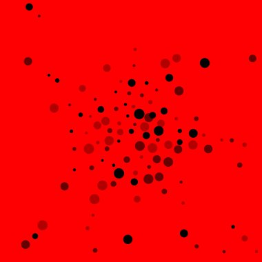 Rastgele siyah noktalar. Karanlık noktalar dağılıyor.