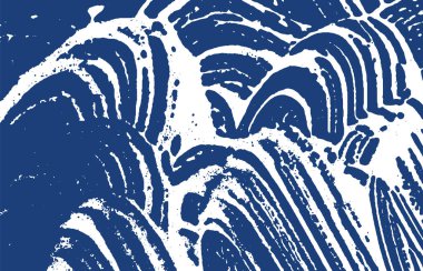 Grunge dokusu. Üzüntü çivit pürüzü. Dal