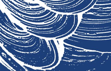 Grunge dokusu. Üzüntü çivit pürüzü. Encha.