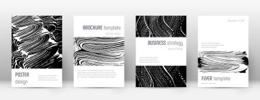 Kapak sayfası tasarımı şablonu. Minimalist broşür 
