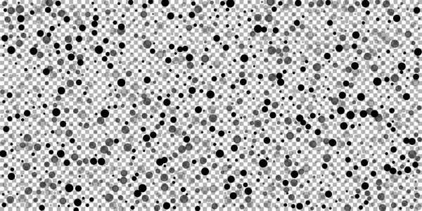 Esparcidos puntos negros al azar. Dispersión de puntos oscuros — Archivo Imágenes Vectoriales