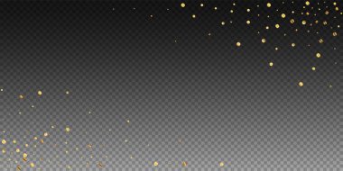 Nadir bulunan altın konfeti konfeti konfetisi. Kare