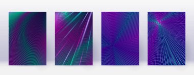 Sanat kartı. Soyut çizgiler modern broşür 