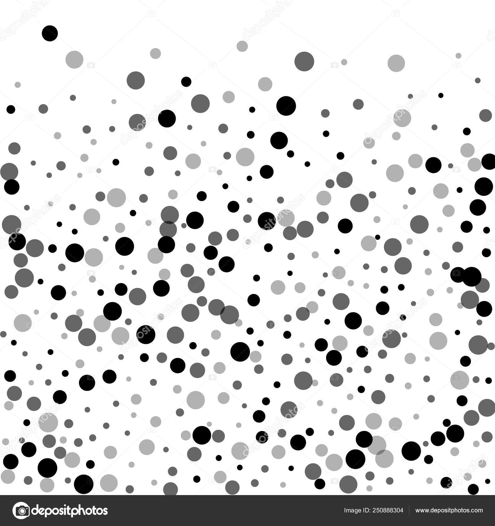 Scattered random black dots. Dark points dispersio — Stock Vector ...