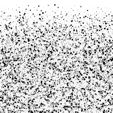 Dağınık yoğun balkon noktaları. Karanlık nokta dağılımı