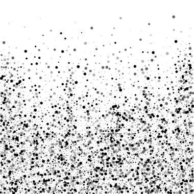 Dağınık yoğun balkon noktaları. Karanlık nokta dağılımı