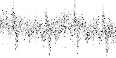 Dağınık yoğun balkon noktaları. Karanlık nokta dağılımı