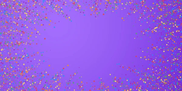 Festlig konfetti. Feststjärnor. Regnbågskonfe — Stock vektor