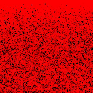 Dağınık yoğun balkon noktaları. Karanlık nokta dağılımı