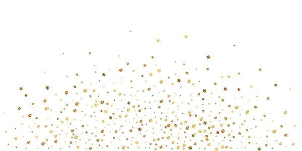 Arany konfetti luxus csillogó konfetti. Sc. — Stock Vector