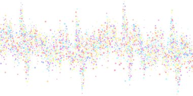 Şenlikli konfeti. Kutlama yıldızları. Renkli yıldız