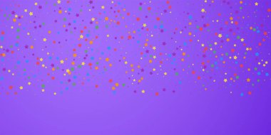 Şenlikli konfeti. Kutlama yıldızları. Neşeli yıldızlar 
