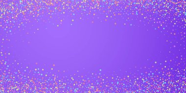 Şenlikli konfeti. Kutlama yıldızları. Renkli yıldız