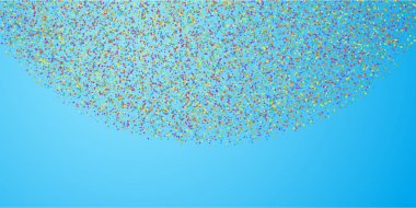 Şenlikli konfeti. Kutlama yıldızları. Renkli konfeksiyon