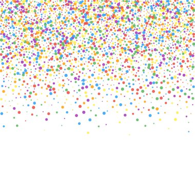 Şenlikli konfeti. Kutlama yıldızları. Neşeli bir şenlik