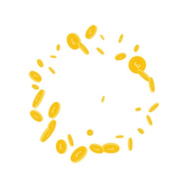 İngiliz sikkeleri düşüyor. Dağınık düzensizlik 