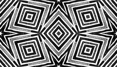 Siyah ve beyaz Geometrik Suluboya. Düzgün. 