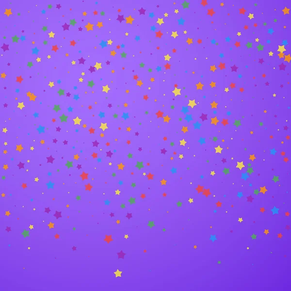 Confete festivo. Estrelas de celebração. Estrelas alegres — Vetor de Stock
