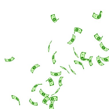 Amerikan dolarları düşüyor. Kısıtlı Amerikan dolarları