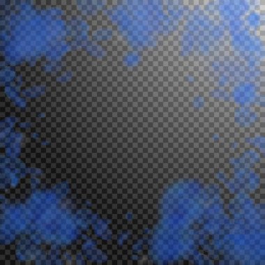 Koyu mavi çiçek yaprakları düşüyor. Taze roman