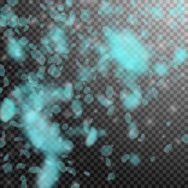 Turkuaz çiçek yaprakları dökülüyor. Popüler Roma