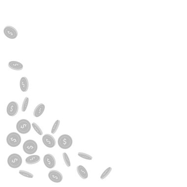 Amerikan dolarları düşüyor. Dağınık siyah ve--