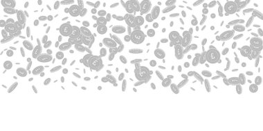 İngiliz sikkeleri düşüyor. Dağınık siyah ve w