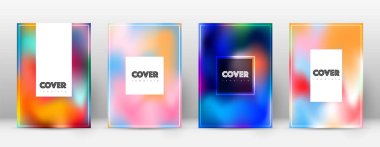 El ilanı düzeni. Broşür için Hipster modern şablon