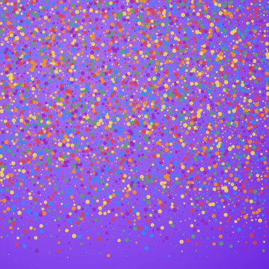 Şenlikli konfeti. Kutlama yıldızları. Neşeli bir şenlik