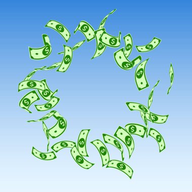 Amerikan dolarları düşüyor. Yüzen Amerikan doları. 