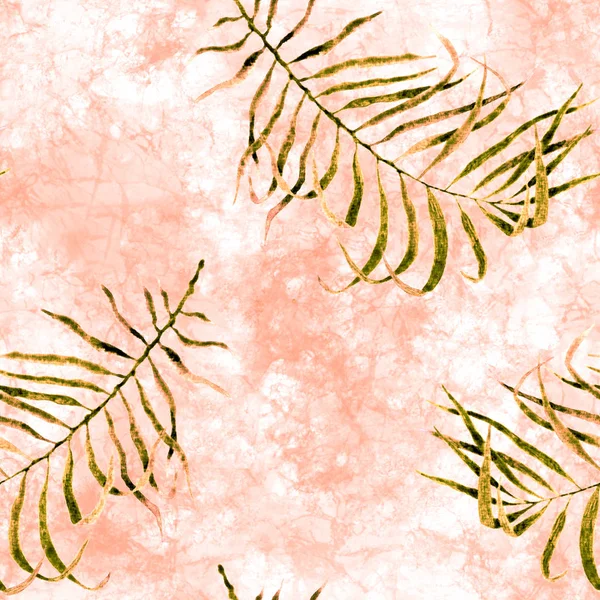 Trópusi varrat nélküli mintát. Akvarell szétszórt pa — Stock Fotó