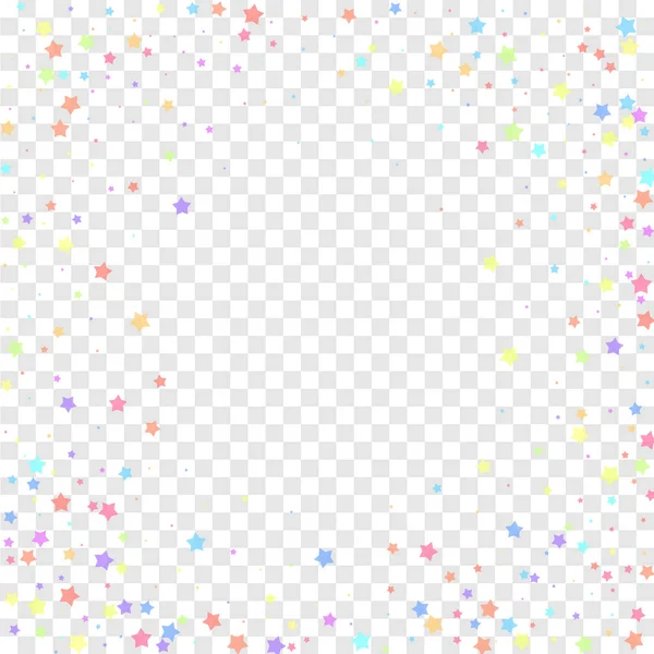 Şenlikli konfeti. Kutlama yıldızları. Renkli yıldız