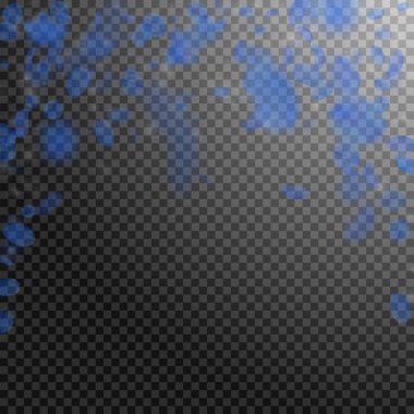 Koyu mavi çiçek yaprakları aşağı düşen. 