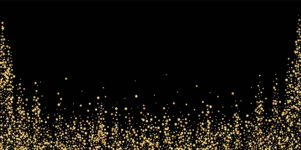 Confettis étoiles d'or — Image vectorielle