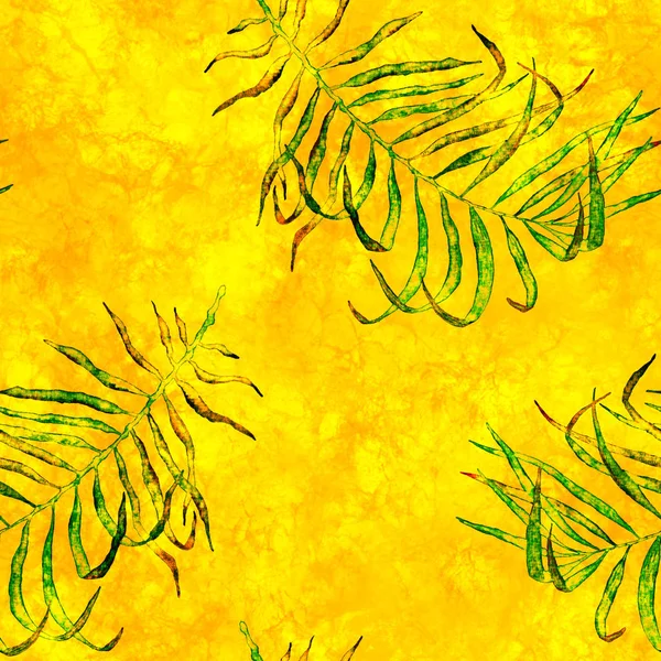 Trópusi varrat nélküli mintát. Akvarell szétszórt pa — Stock Fotó