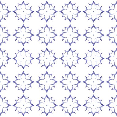 Kırmızı mavi geometrik Dikişsiz desen. El çizilmiş WA