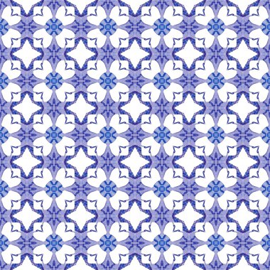 Kırmızı mavi geometrik Dikişsiz desen. El çizilmiş WA