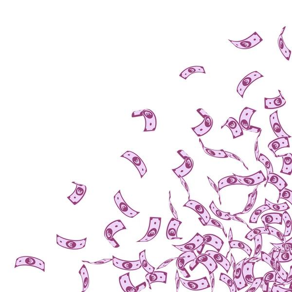 Avrupa Birliği Euro notları düşüyor. Küçük EUR faturaları