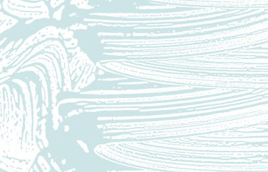 Grunge dokusu. Üzücü mavi iz. Tuhaf.