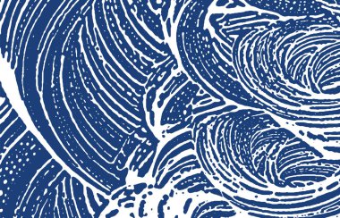 Grunge dokusu. Üzüntü çivit pürüzü. Encha.